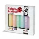 Colore acrilico in tubetto Dom 100 ml conf. 5 pezzi colori pastello 11535/a5p
