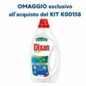 Detersivo liquido per bucato Dixan Classico 19 lavaggi conf. da 6 pezzi in OMAGGIO al KIT K00158 - 2966711