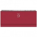 Planning settimanale spiralato 2027 Nota Bene Egadi copertina gommata 29,8x10,5 cm rosso rubino - 27-430FT-C21