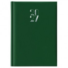 Agenda giornaliera 2027 Nota Bene Egadi s/d separati copertina gommata 17x24 cm verde scuro - 27-350FT-C12