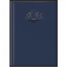 Agenda giornaliera prenotazioni ristoranti 2027 Nota Bene Madrid copertina imbottita A4 blu 27-513OT-D03