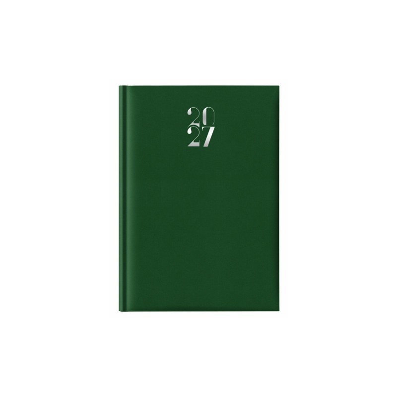 Agenda settimanale 2027 Nota Bene Egadi s/d abbinati copertina gommata A4 verde scuro - 27-524FT-C12