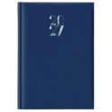 Agenda giornaliera 2027 Nota Bene Egadi quadretti s/d abbinati gommata 14,5x20,5 cm blu - 27-209FT-C10