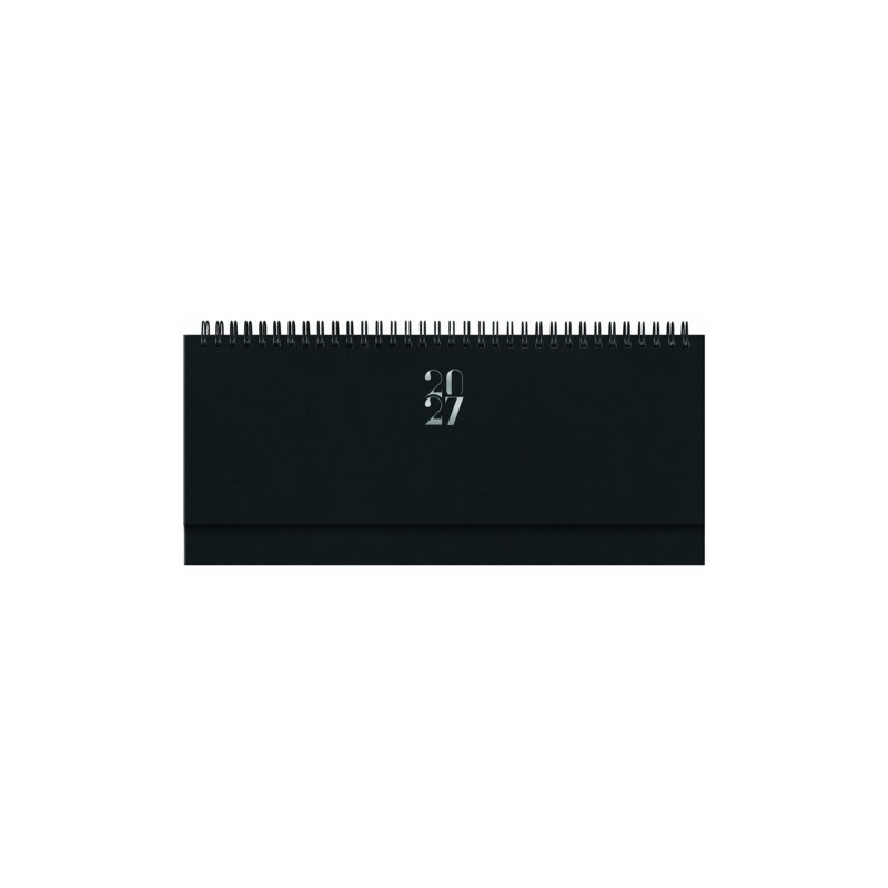 Planning settimanale spiralato 2027 Nota Bene Egadi copertina gommata 29,8x10,5 cm nero - 27-430FT-C01