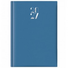 Agenda giornaliera 2027 Nota Bene Egadi s/d separati copertina gommata A4 azzurro - 27-512FT-C06