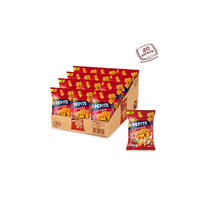 Pepite pizza AperiSnack monoporzione da 35 g - conf. 20 pz - 01-1844