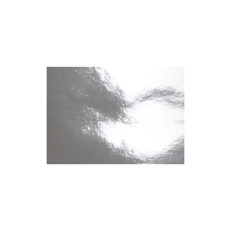 Carta metallizzata Creativ Company formato A4 - 120 g/m² - conf. da 10 fogli - argento - 224710