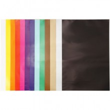 Carta smaltata Creativ Company 80 g/m² - conf. da 100 fogli in colori assortiti - 32x48 cm - 20468