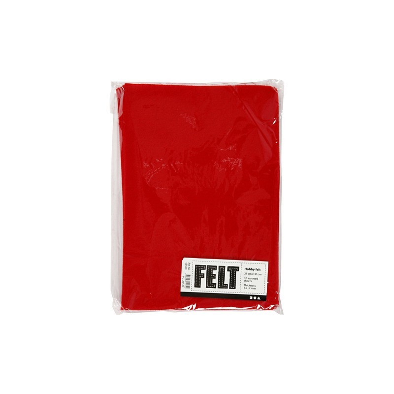 Feltro creativo rosso A4 Creativ Company A4 45508 (Conf.2)