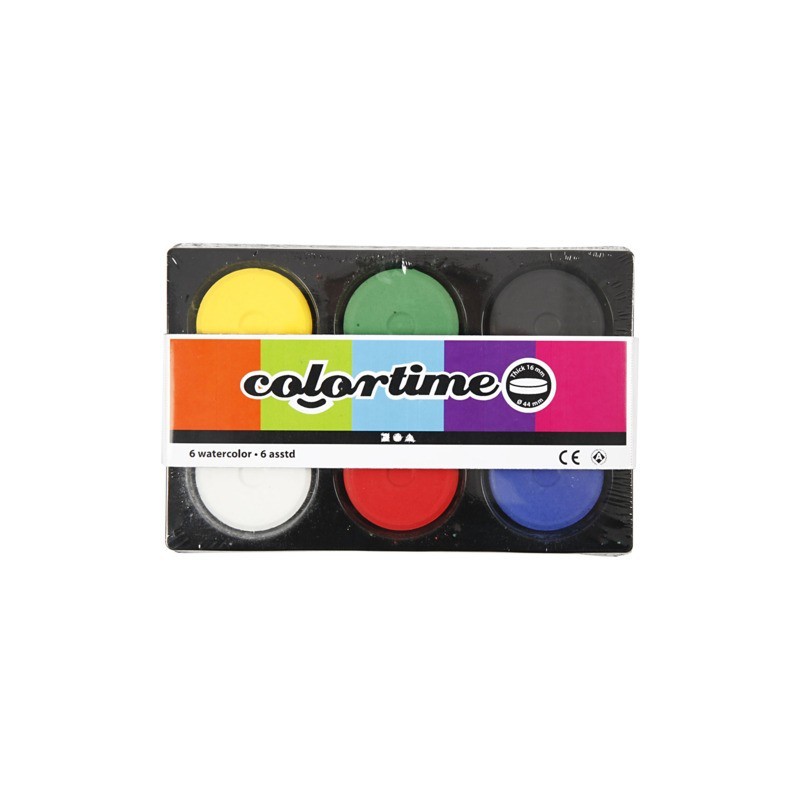 Watercolor - primary colours diametro 57 mm - 19 mm Creativ Company 19 mm 34576