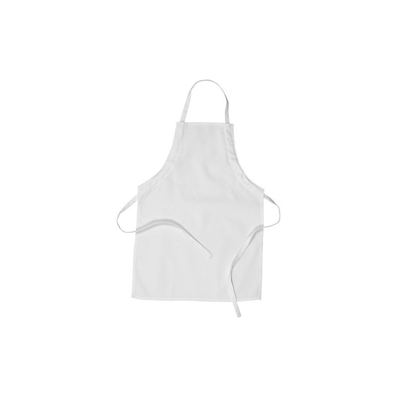 Grembiule bianco Creativ Company misura 4-6 anni 61x43 cm 445920 (Conf.3)