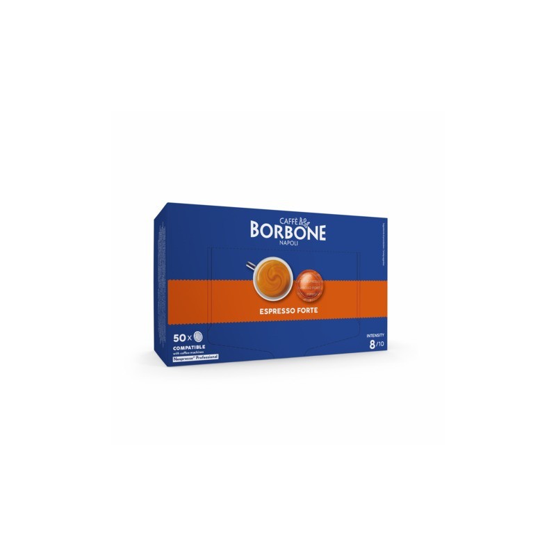 Capsule compatibili Nespresso Professional espresso forte Caffè Borbone - conf. 50 pz - NPROESPRESSO