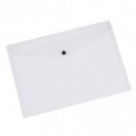 Busta portadocumenti con bottone Q-Connect A5 in PP trasparente - KF02470 (Conf.12)