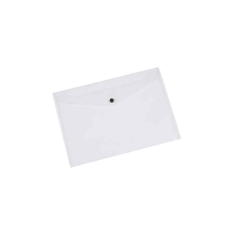 Busta portadocumenti con bottone Q-Connect A3 in PP trasparente - KF02464 (Conf.12)