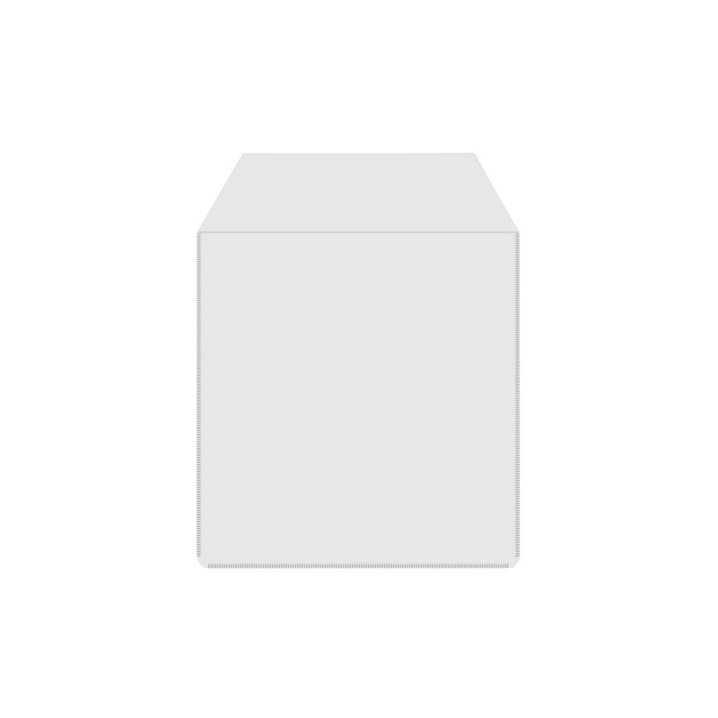 Tasca per CD/DVD Media-Range con lembo di chiusura - conf. da 50 pezzi - Media-Range trasparente - BOX64