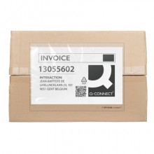 Buste adesive sovrapacco Q-Connect senza stampa - trasparenti - C4 - conf. 250 pz - KF14338