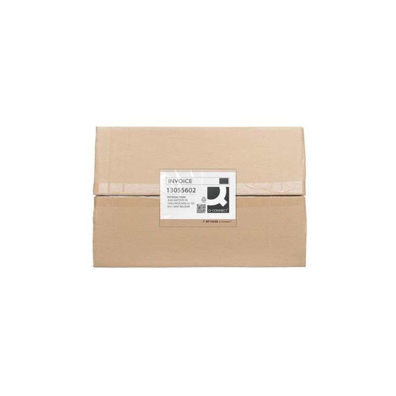 Buste adesive sovrapacco Q-Connect senza stampa - trasparenti - C6 - conf. 250 pz - KF14336