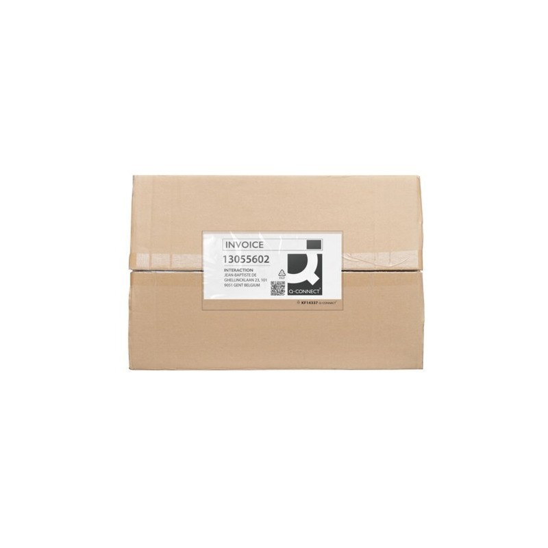Buste adesive sovrapacco Q-Connect senza stampa - trasparenti - DL/C65 - conf. 250 pz - KF14337