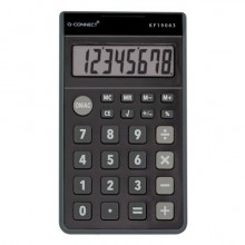 Calcolatrice tascabile Q-Connect a doppia alimentazione in ABS 8 cifre - KF19063