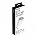 Caricatore da parete Celly GaN 1x USB-C 35W + 1x USB-A 18W - bianco UPTC1USB1USBC35