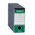 Registratore con custodia Esselte G81 OXFORD memorandum 29,5x19cm - dorso 8 cm verde - 390781180 (Conf.6)