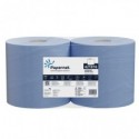 Bobina industriale Papernet - 3 veli - 150 m - pura cellulosa - blu - conf. 2 pz - 421816