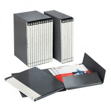 Guppo di 6 cartelle con custodia Esselte Delso Line I51 conf. da 6 pezzi Esselte dorso 3 cm - 390956040