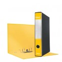 Registratore con custodia Esselte G82 Oxford commerciale 29,5x32 cm - dorso 5 cm giallo - 390782090 (Conf.8)