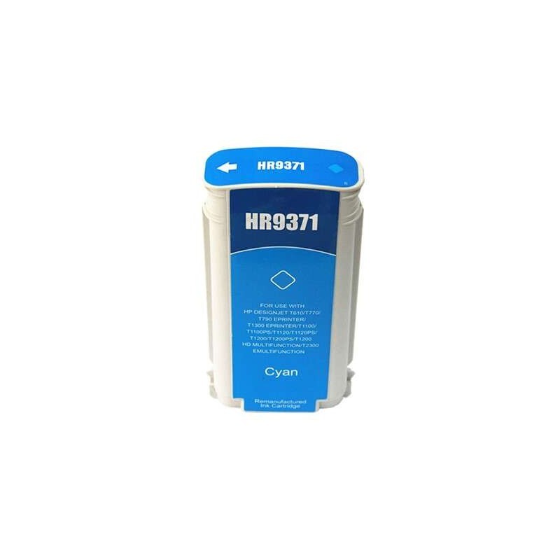 Cartuccia compatibile HP 72 ciano -  TTCHPC9371A