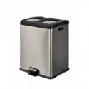 Pattumiera a pedale per la raccolta differenziata Medial Multiflux 2x30 L 459x495x636 mm - 106505