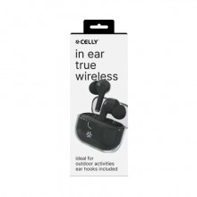Auricolari True Wireless Celly Clear  - controlli touch - trasparente nero CLEARBK