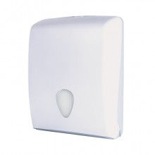 Distributore di carta asciugamani piegata a C, Z o V Medial Stilevo bianco - fino a 600 ff - 37x13x27,7 cm