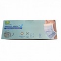 Mascherine chirurgiche monouso a 3 strati - azzurro - conf. 50 pz - JD-175