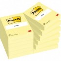 Foglietti riposizionabili classici Post-it® Notes 51x76 mm 100 ff Giallo Canary™  conf. da 12 - 656