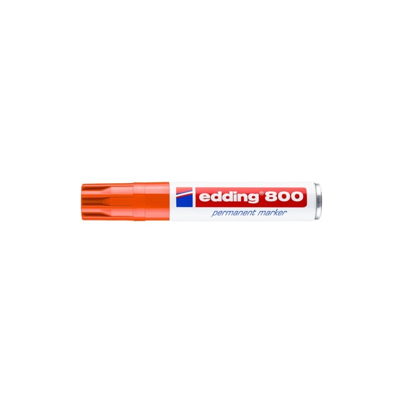 Edding 800 marcatore permanente punta 4-12 mm - conf. 5 pz - arancione 4-800006