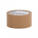 Nastro da imballaggio Q-Connect in carta Kraft 50 mm x 50 m 130 µm - conf. 6 rotoli - scrivibile - KF17145