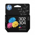 Cartuccia HP 302/304 ciano/giallo/magenta B7RT6AE