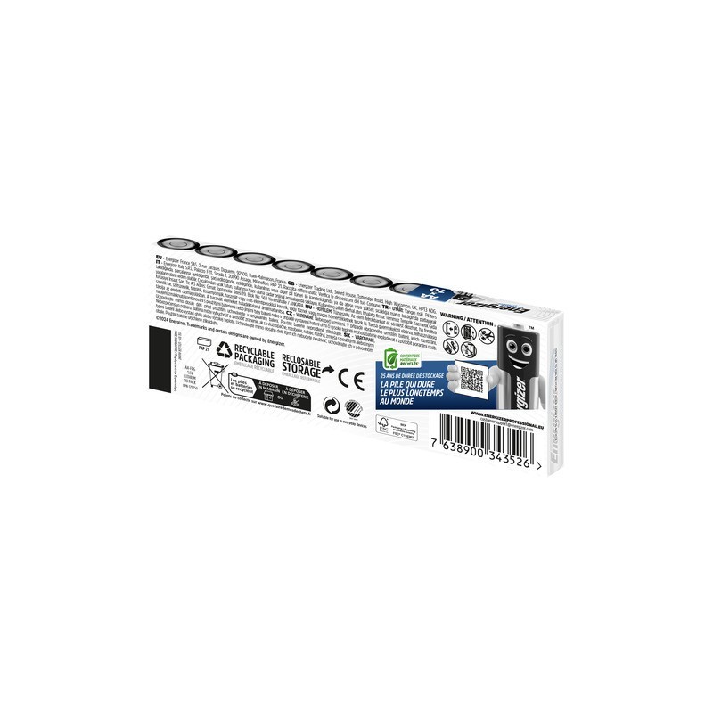 Batterie al litio Energizer Ultimate Lithium AA - conf. 10 pz - E301535500