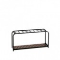 Portaombrelli Medial Multi a 16 posti in metallo nero 260x1002x520 mm - 714029