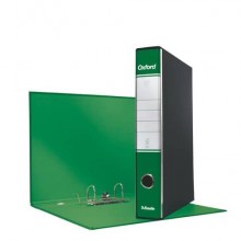 Registratore con custodia Esselte G84 Oxford protocollo 29,5x35cm - dorso 5 cm verde - 390784180 (Conf.8)