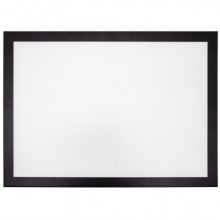 Tasche magnetiche A4 in PVC Q-Connect con cornice - nero - conf. 2 pz - KF11513