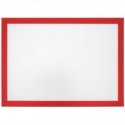 Tasche magnetiche A4 in PVC Q-Connect con cornice - rosso - conf. 2 pz - KF11516