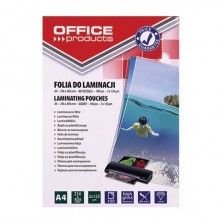 Pouches per plastificatrici Office Products 2x125 µm finitura lucida A4 - conf. 100 pezzi - 20325435-90
