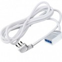 Prolunga elettrica MKC con spina salvaspazio 90° 10A - 10 m - 492517392