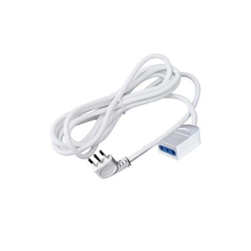 Prolunga elettrica MKC con spina salvaspazio 90° 10A - 10 m - 492517392