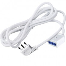Prolunga elettrica MKC con spina salvaspazio 90° presa bipasso 10/16A - 10 m - 492517394