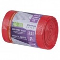 Sacchi immondizia per rifiuti sanitari Donau Expert 35 L 60x50 cm - 20 µm rosso - rotolo 50 pz - 22387713-04