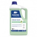 Crema di sapone profumata idratante Sanitec Luxor Green Aloe con antibatterico 5 L - 1081