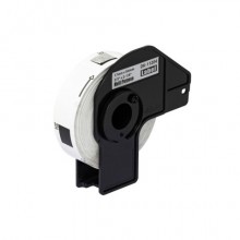 Nastro Q-Connect compatibile Brother DK-11204 multiuso carta bianca 17x54 mm - rotolo 400 etichette - KF18802