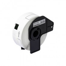 Nastro Q-Connect compatibile Brother DK-11201 per indirizzi carta bianca 29x90 mm - rotolo 400 et. - KF18800